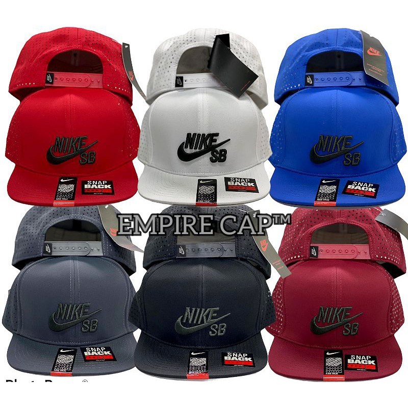in stock Nike SB Skateboard Men s And Women s Hat Snapback Fashion Sports Cap Outdoor Hat Cap Adjustable Strapback Shopee Singapore