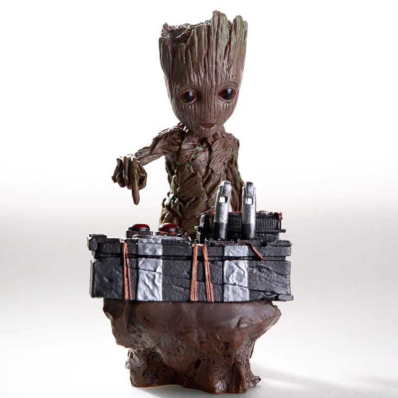 The Avengers Groot Little Tree Man Anime Movie Character Modeg Figure ...