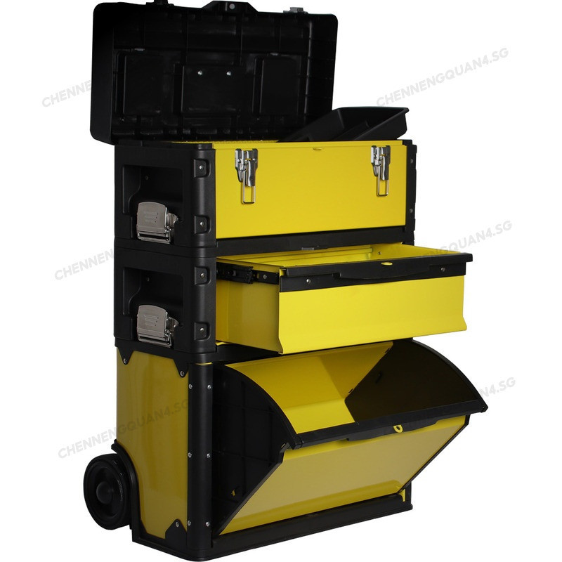 Tool Box Multi Functional Three-Layer Combination Pull Rod Hardware ...