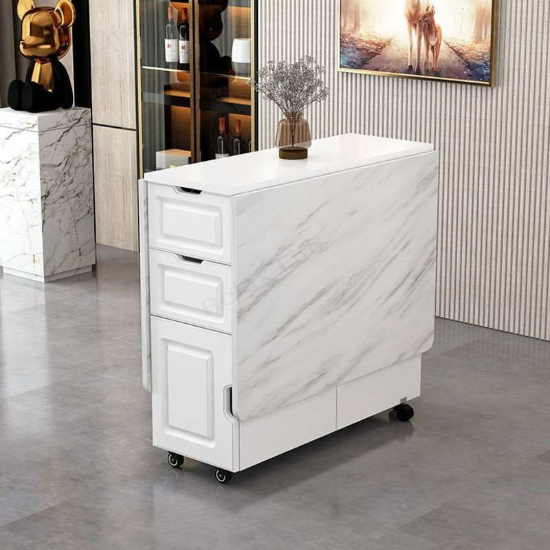 Movable Small Household Table Folding Dining Table Simple Modern ...