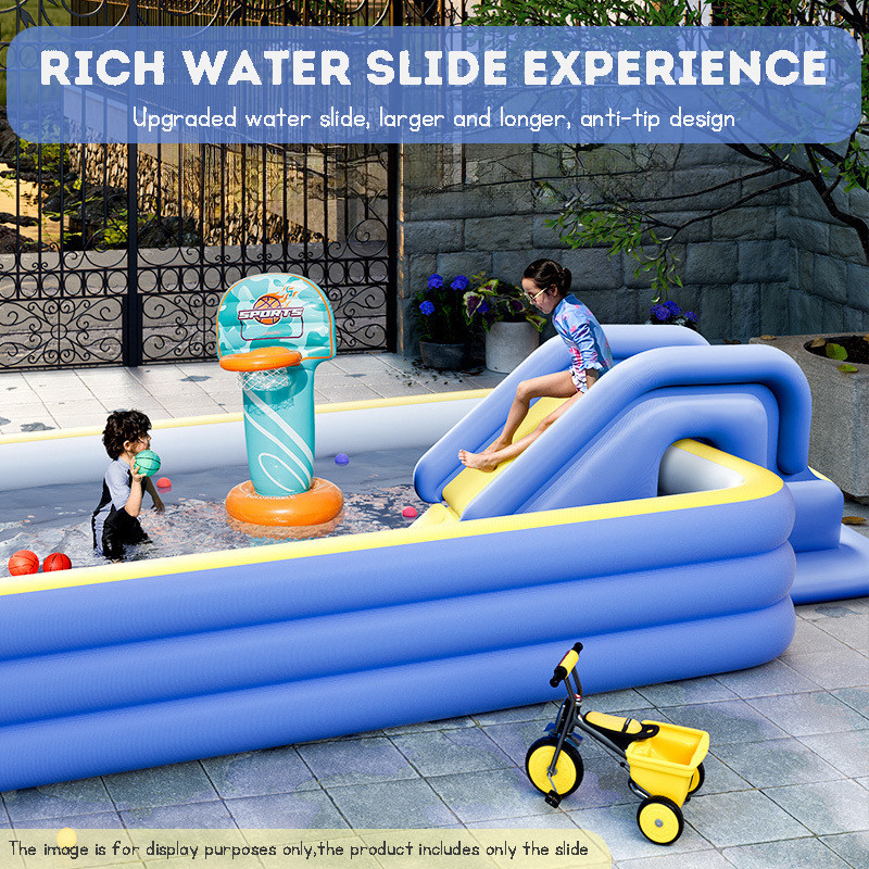 Inflatable Pool Slide Water Slide Inflatable Swimming Water Slide Anti ...