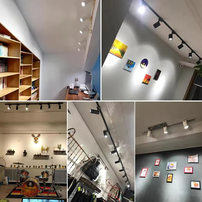 LED Track Light Rails 0.5M Track Rail 2 Wire System Led Track Light ...