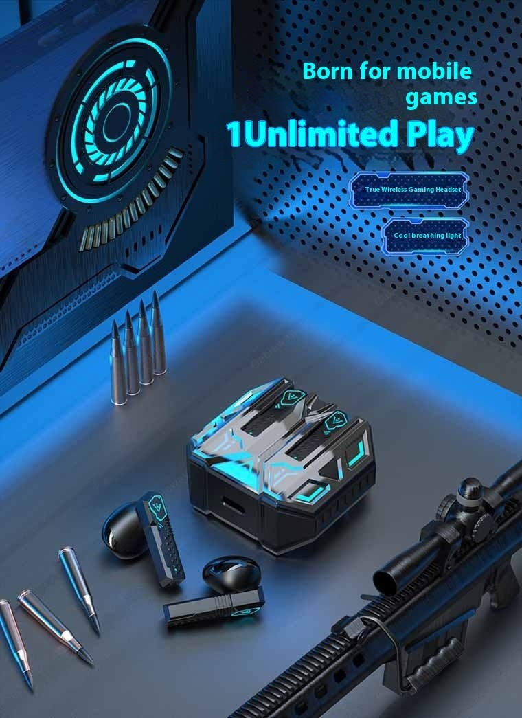 Mech Wind Dual-mode Competitive Grade Half In Ear Gaming Bluetooth ...