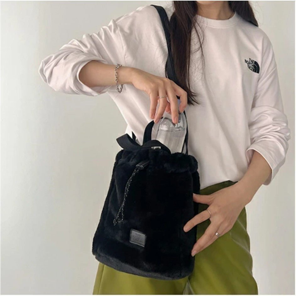 ★THE NORTH FACE★ White Label Bucket Bag Mini BLACK NEW THE NORTH FACE WL BUCKET BAG MINI NN2PQ67J BLACK UNISEX