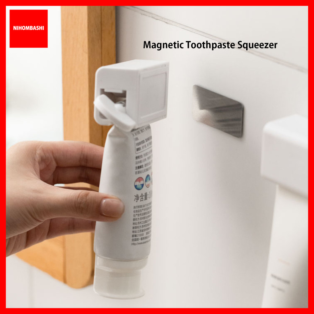 Magnetic Toothpaste Roller Squeezer Rolling Tube Toothpaste Bathroom ...