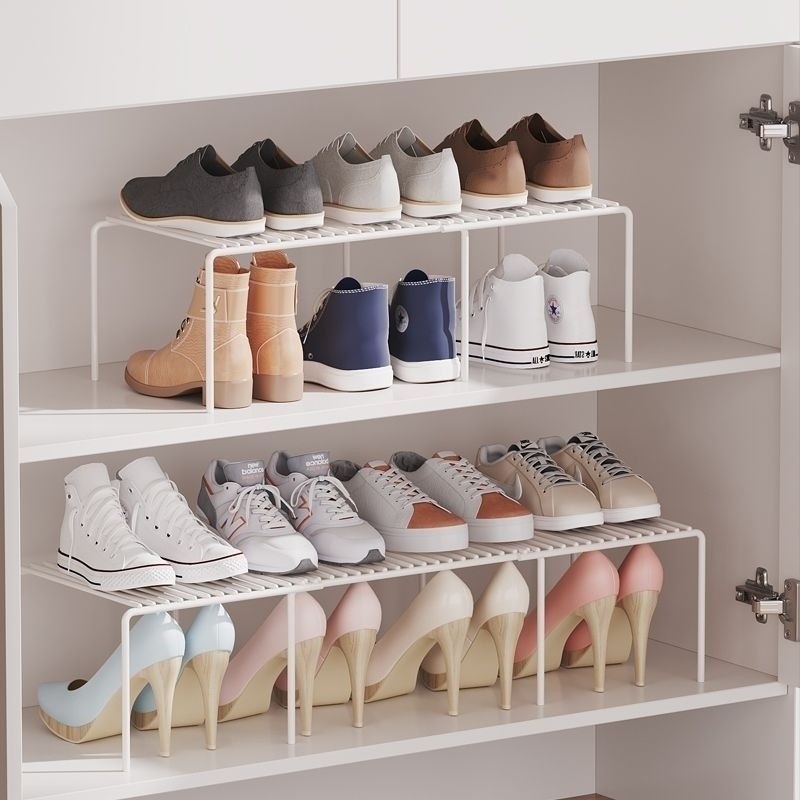 [in stock] Shoe Rack Space Shoe Storage Fantastic Double-Layer ...
