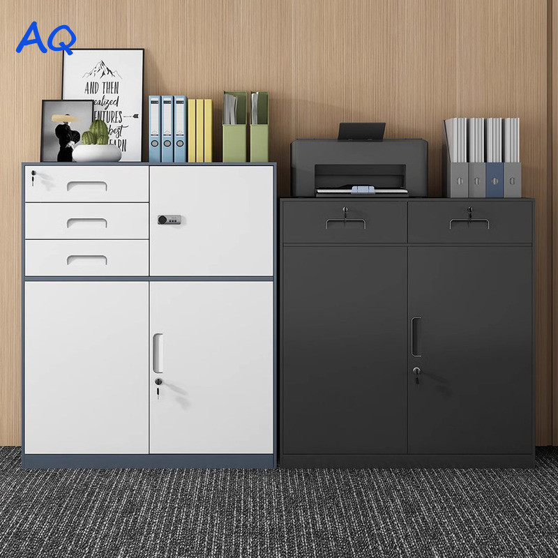 SAQ Filing Cabinet Three Insurance File Cabinet Tin Short Cabinet ...