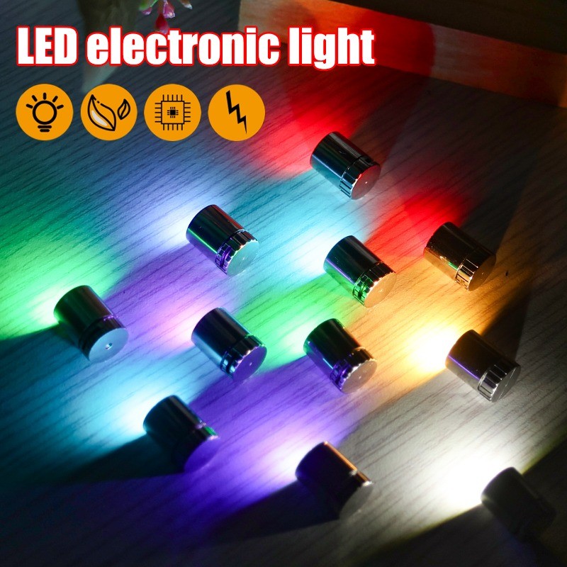 10pcs Electroplating Colored Lights - Mini Led Electronic Light ...