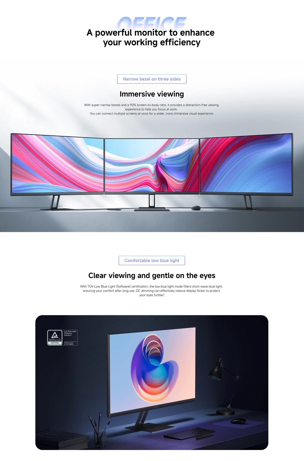 Xiaomi 2K Monitor A27Qi | Shopee Singapore