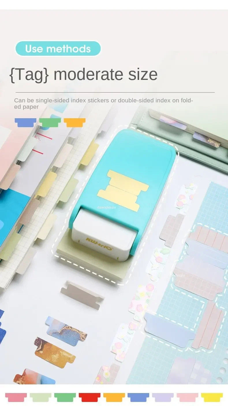 『Towel.』Loose-leaf Separator Label Punch Self-made Index Label DIY ...