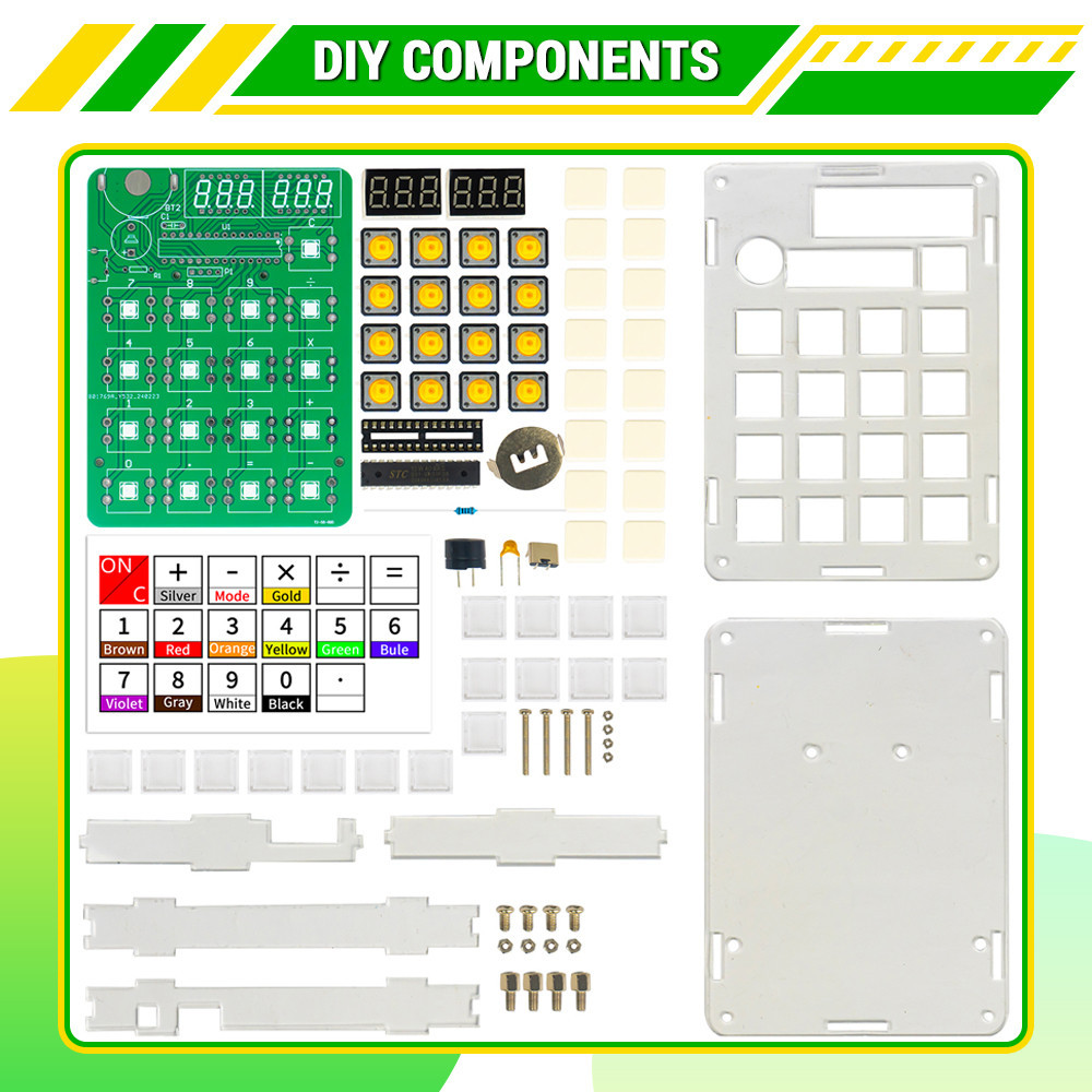 DIY Calculator Electronic Production Kit LED Digital Tube Display with ...
