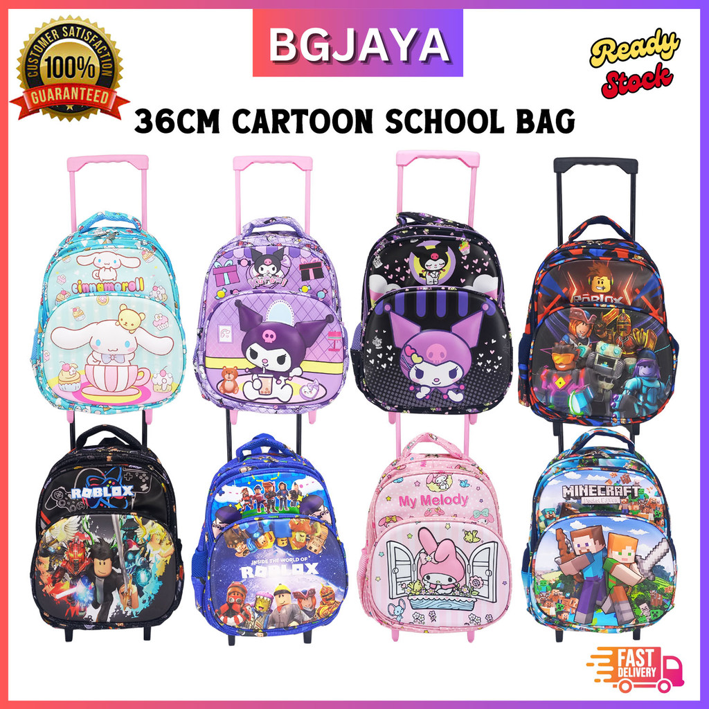 3D Cartoon School Backpack Kids Waterproof Bagpack Beg Sekolah (BGJAYA ...