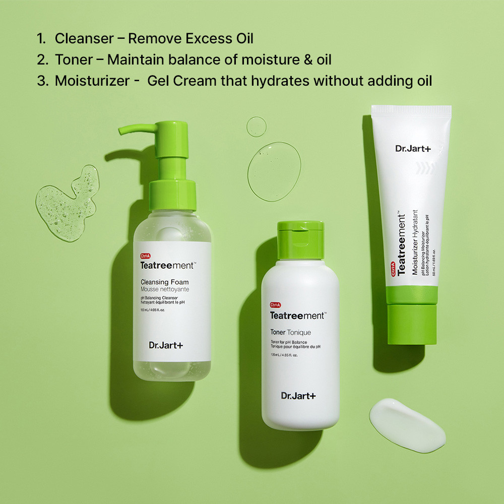 Dr Jart Ctrl+A Teatreement Moisturizer | Tea Tree Leaf & Niacinamide ...