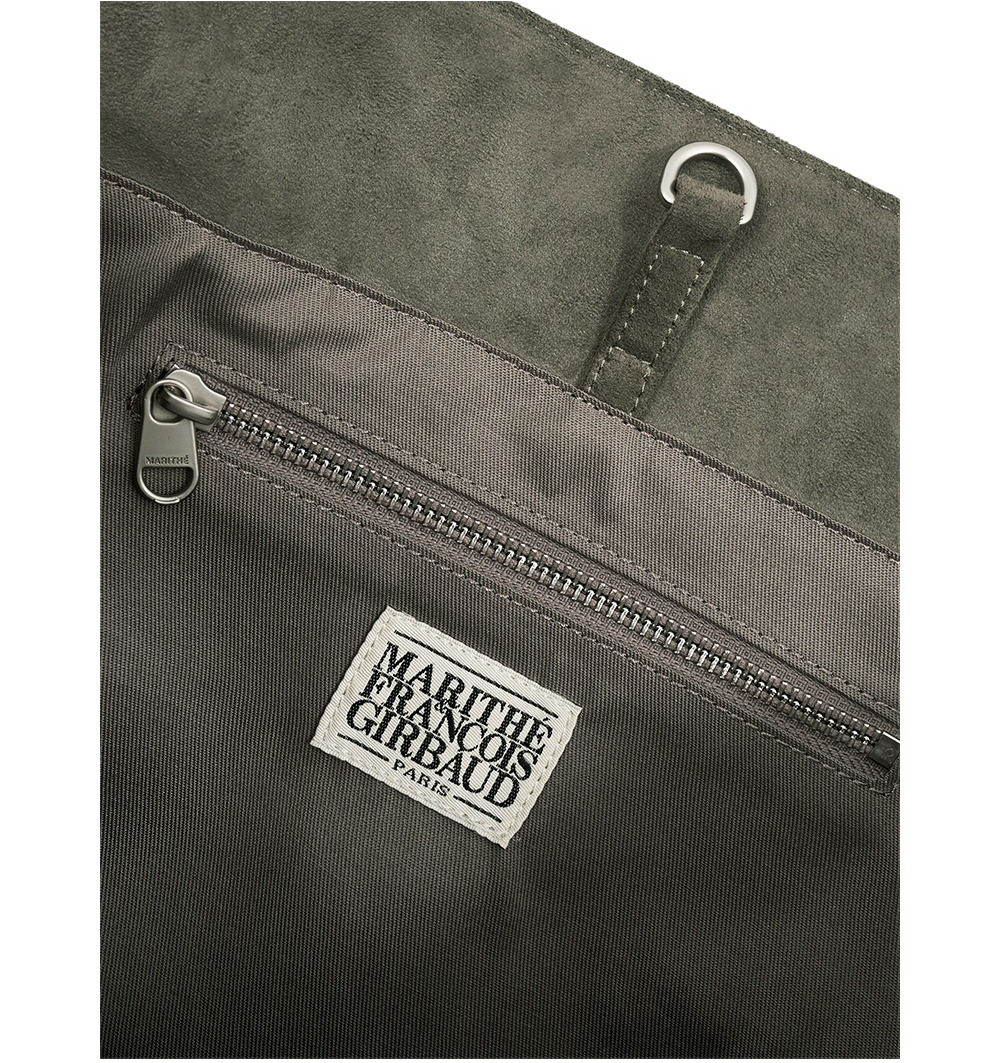 MARITHE FRANCOIS GIRBAUD Classic Logo Suede Tote Bag - 2