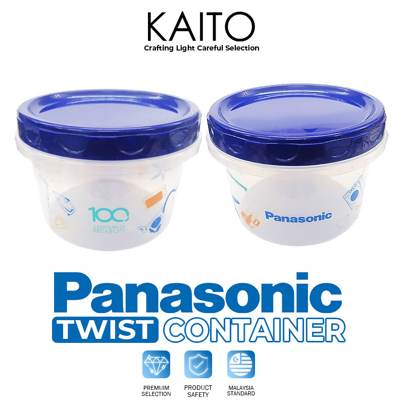 Panasonic Tupperware Food Container Round Container 1000ml Twist Food ...
