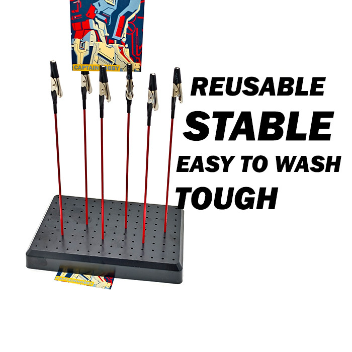 ABEST Smart Model Hobby Parts Holder Airbrush Paint Spray Gun Booth Ho - Freedom Stencils - Foto 5