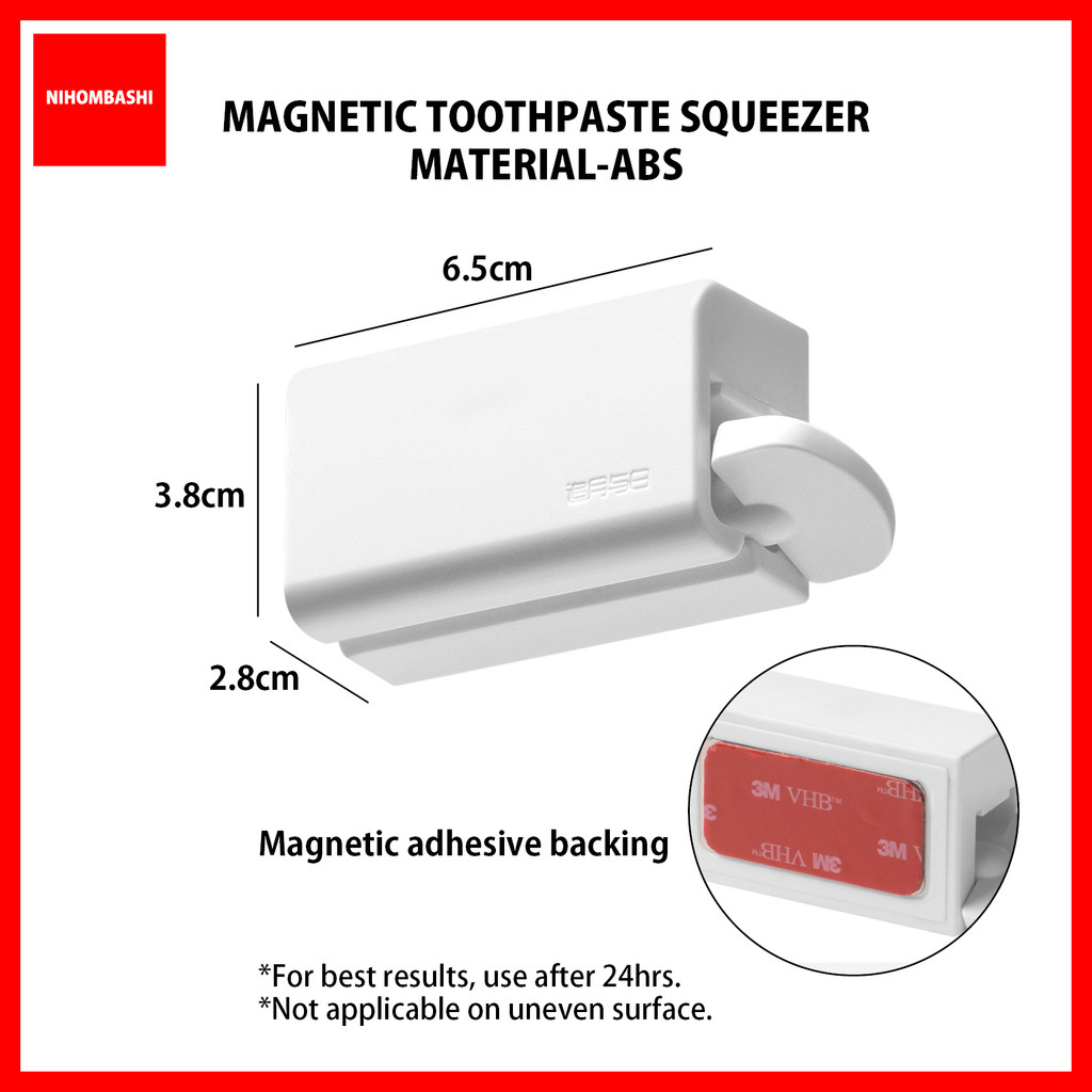 Magnetic Toothpaste Roller Squeezer Rolling Tube Toothpaste Bathroom ...