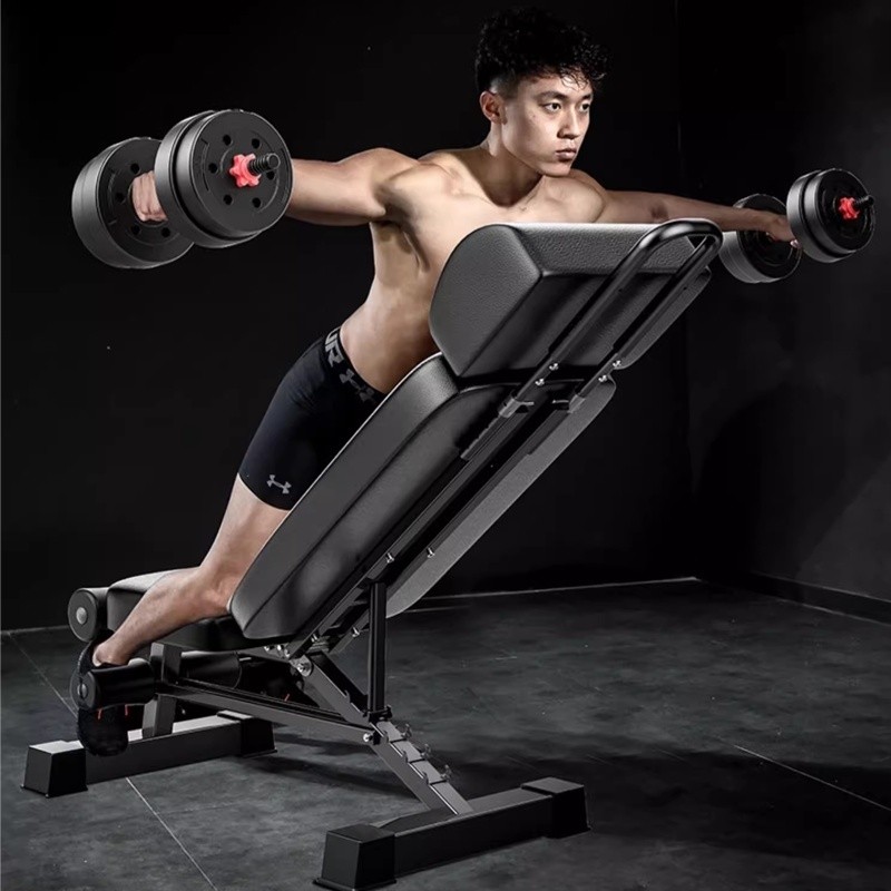 Workout Bench Bench Press Sit Up Assist Device Exercise Equipment Gym ...