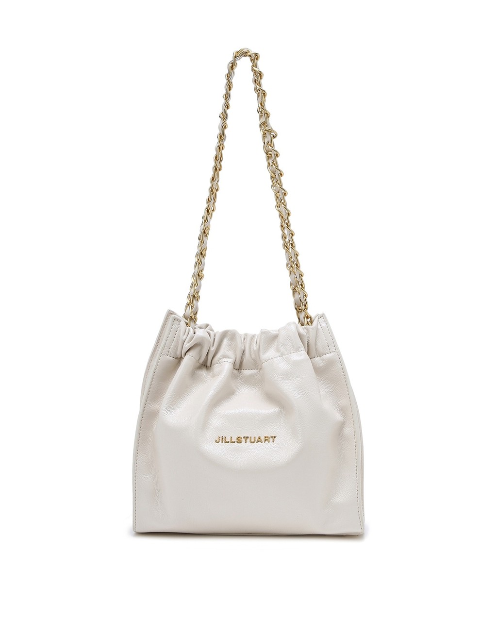 JILLSTUART正規品/送料関税込み Denim Drawstring chain Bag ☆JILL BY JILLSTUART☆人気 denim drawstring chain shoulder M