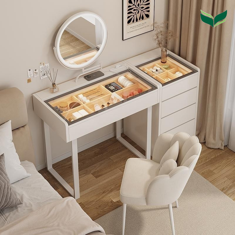 XX Dressing Table Multifunctional With Led Light Storage Cabinet Vanity ...
