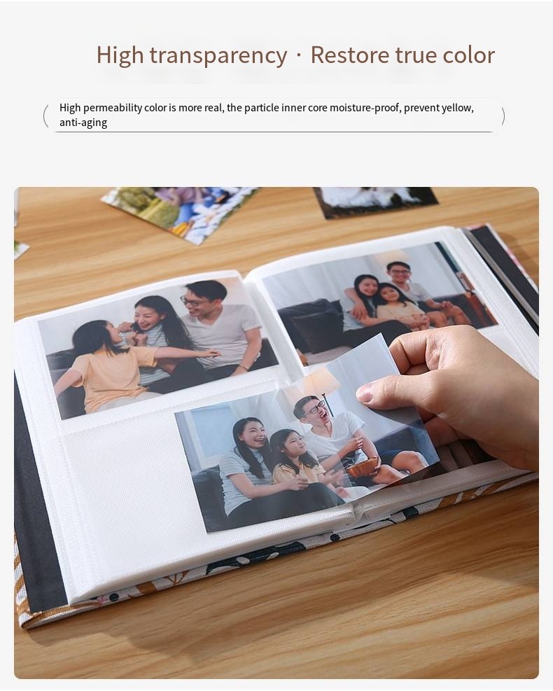 SG EmmAmy® 4R Photo Album 200 Sheets Insert Type Photobook 6 Inch Photo ...