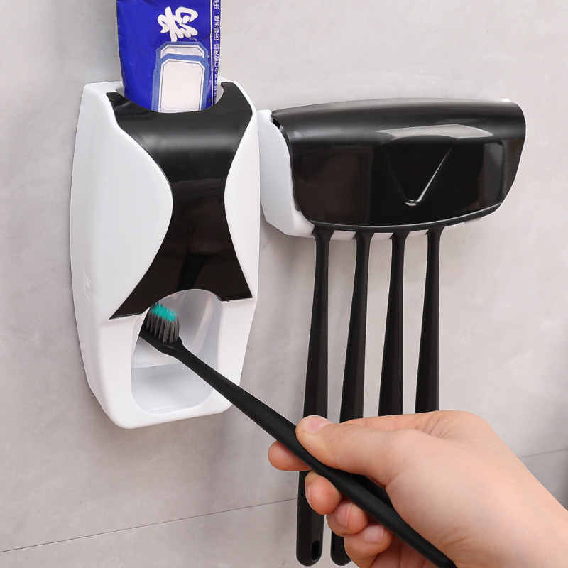 Toothbrush Holder With Cover - Shelves Without Punching Holes ...