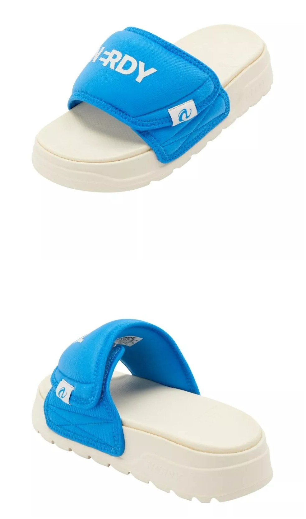 [ NERDY ]★24SS★韓国人気★COMBI VELCRO SLIDES ノルディ NERDY COMBI VELCRO SLIDE （BLACK） コンビベルクロ