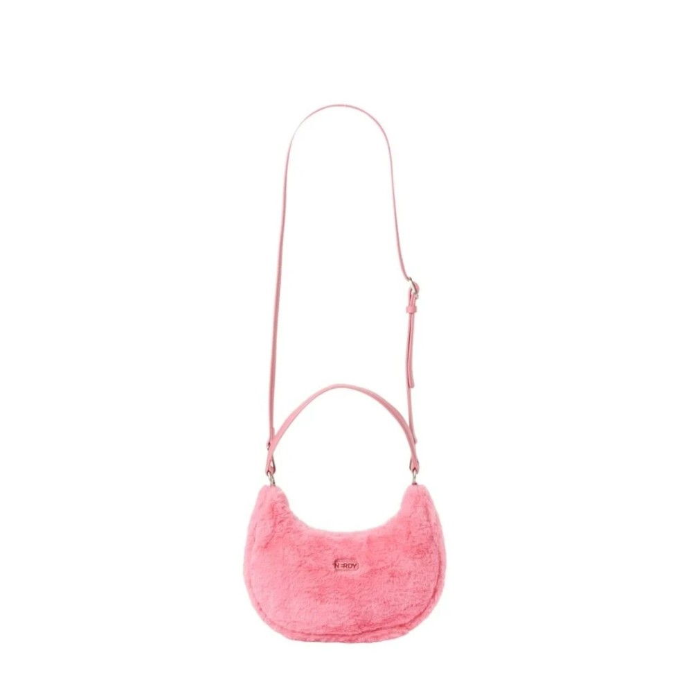 ●NERDY● ECO FUR 2-WAY HOBO BAG (4色) LIMITED TIME PROMO】NERDY Eco Fur Two Way Hobo Bag 14473 腋