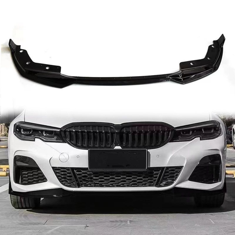 Car Front Lower Bumper Lip Spoiler For BMW 3 Series G20 G28 M Sport 2019 2022 Car Modification Body Guard Protective Cover - View #2