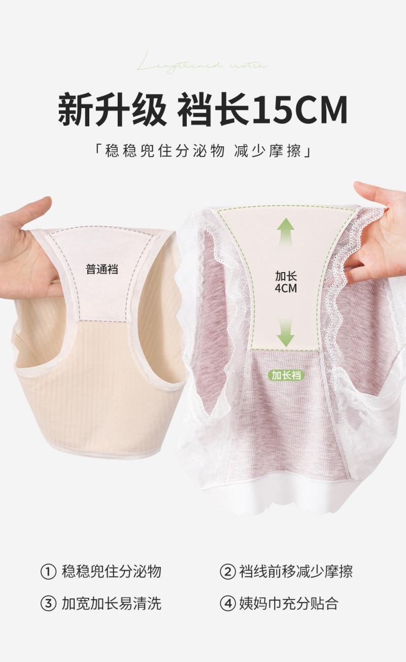 French Lace Modal plus Size 100KG Wearable Fat mm Underpants Pure ...