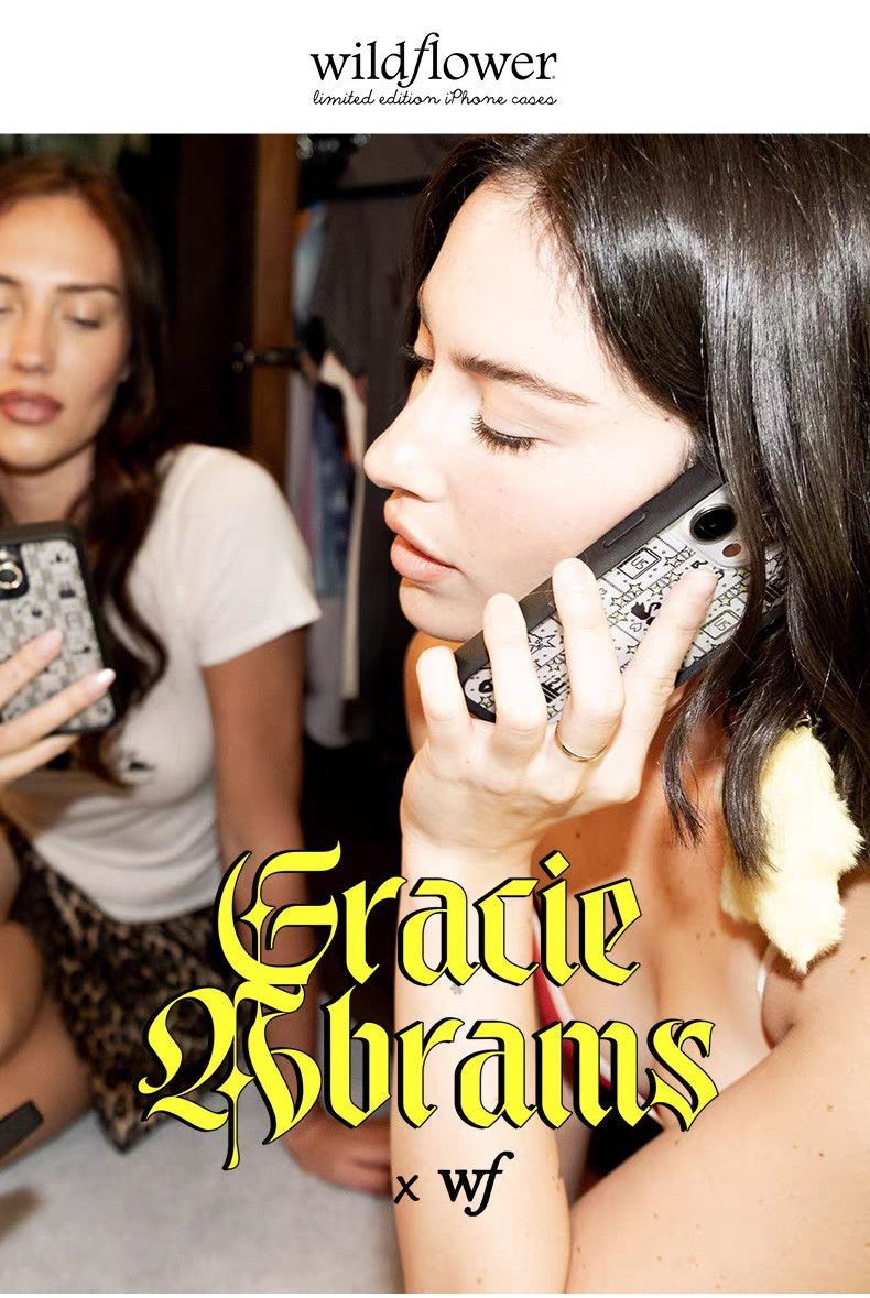 Gracie Abrams x Wildflower 21 wf Phone Case For iPhone 16