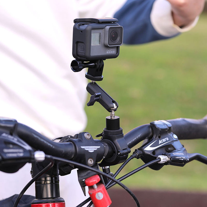Motorcycle Bicycle Rail Mount Clamp for Gopro Hero 13 12 11 DJI Action ...