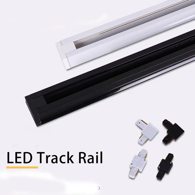 LED Track Light Rails 0.5M Track Rail 2 Wire System Led Track Light ...