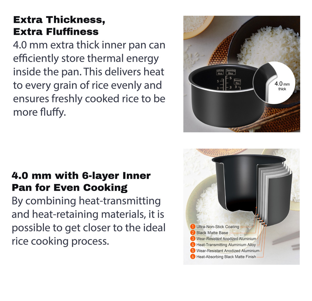 Panasonic 1.8L Micom Jar Rice Cooker - SR-CX188SSH | Shopee Singapore