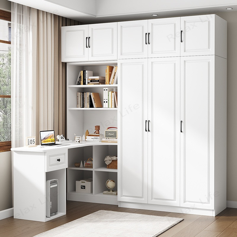 Modern Learning Desk Integrated Combination Of Wardrobe Corner Desk ...
