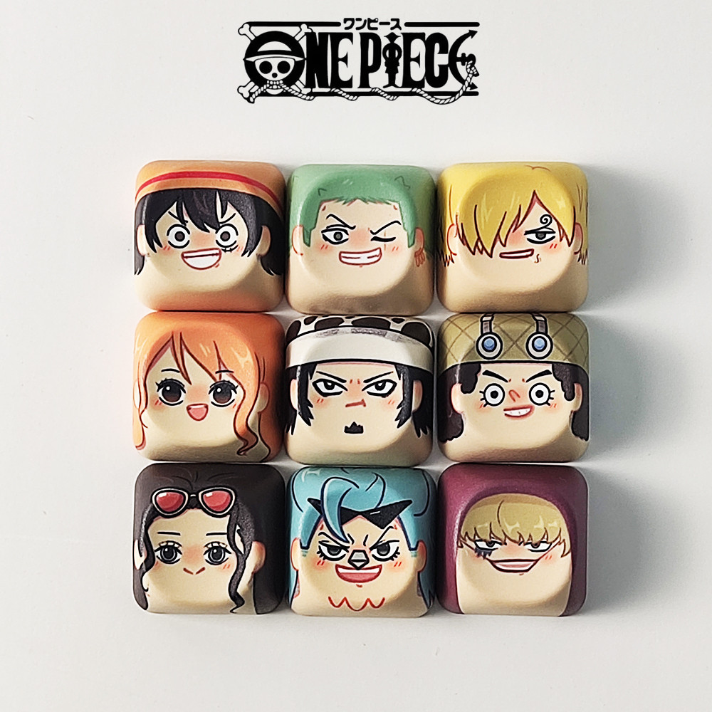 One Piece Luffy Keycap MOA Profile PBT Five-sided Dye Sublimation Zoro ...