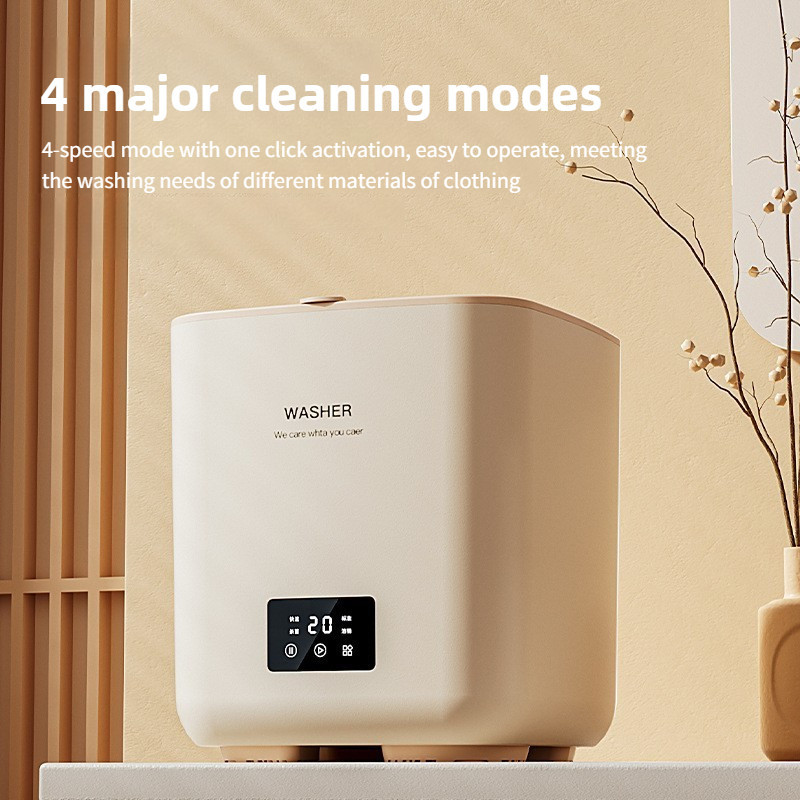 Automatic Mini Electric Washing Machine Dormitory Small Laundry ...