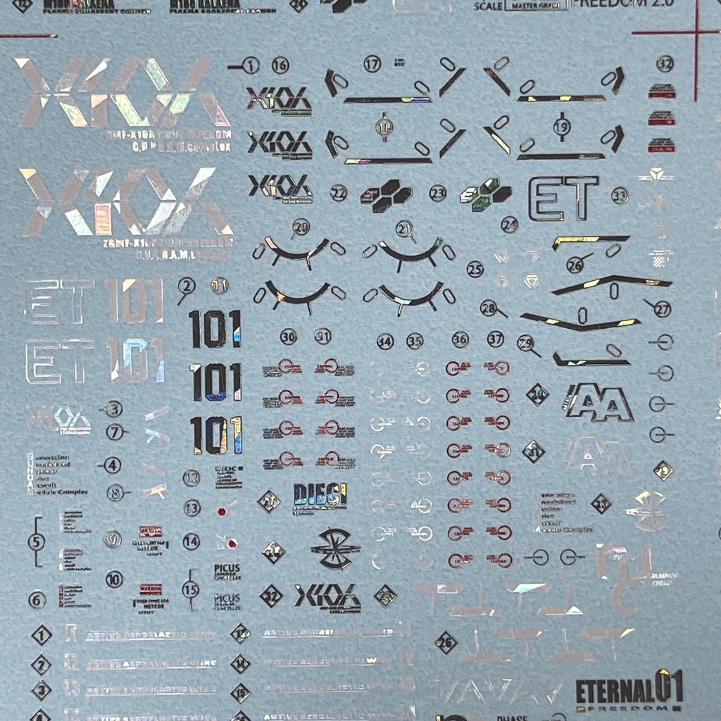 DELPI DECAL MG FREEDOM 2.0 Manual | Delpi Expansion| Normal | Holo ...