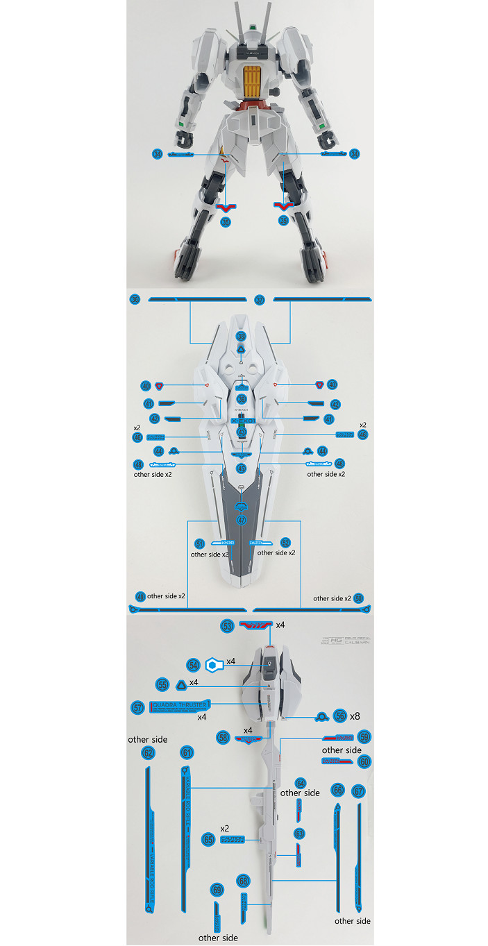 DELPI DECAL HG CALIBARN WATER DECAL Normal | Holo | Shopee Singapore