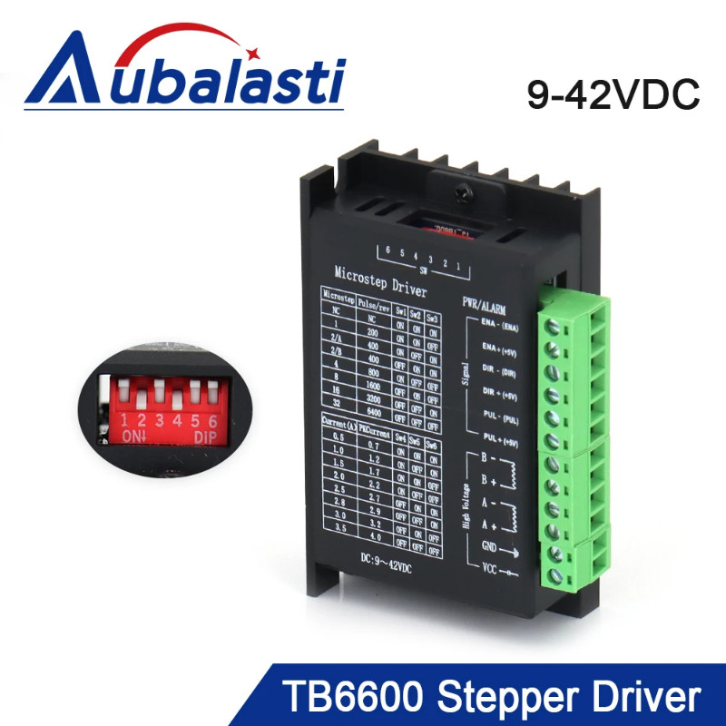 4 STUKS TB6600 4A 9-42 V stappenmotordriver controller tb6600 32 segmenten 2 /4 fase hybride stappenmotordriver board