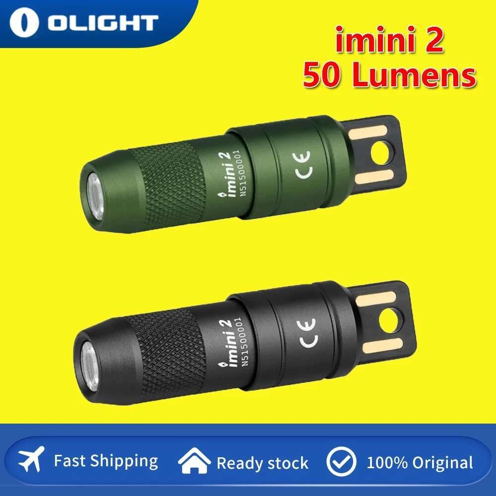 Olight imini 2 led Mini Flashlight Rechargeable 50 Lumens Battery ...