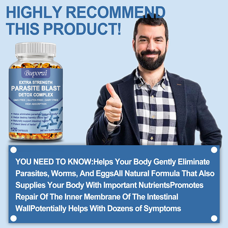 Parasite Blast Detox Complex 1475mg - Anti-Parasite Support Cleanse