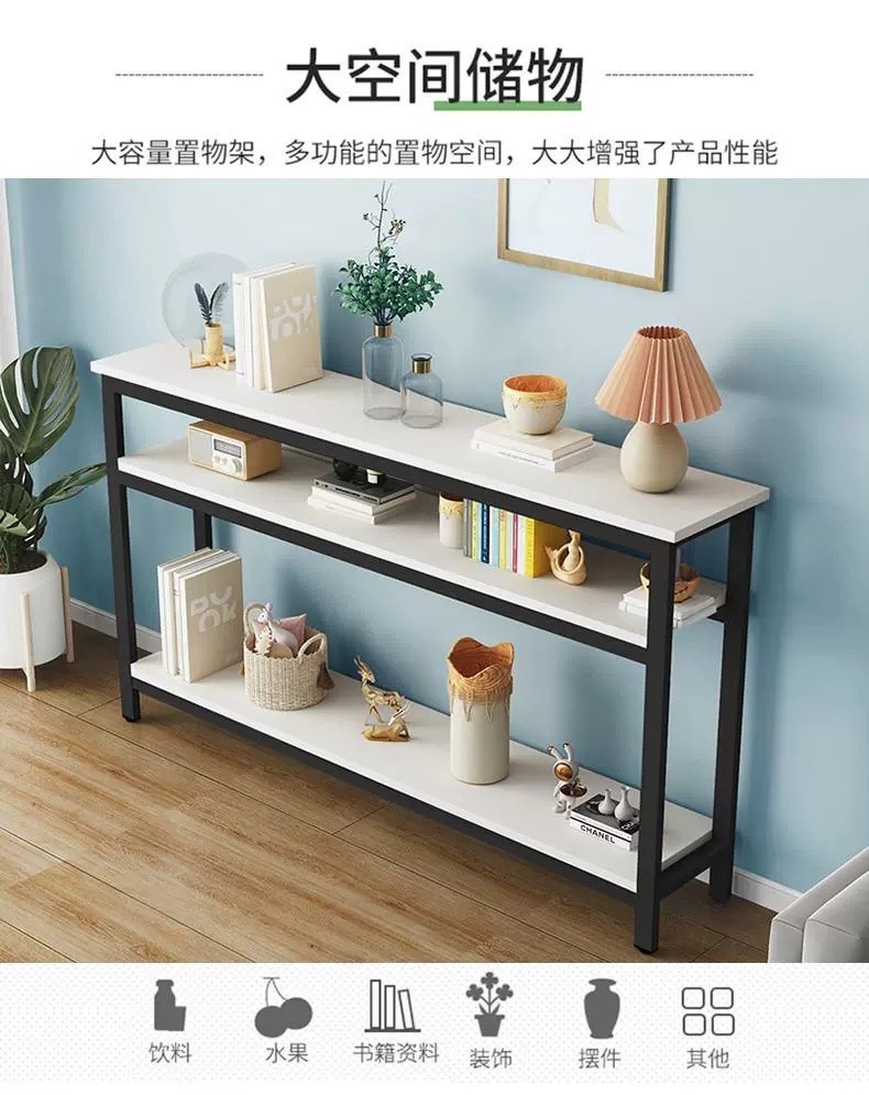 [in stock] Behind-the-Bed Side Gap Cabinet Long Narrow Table Bedside ...
