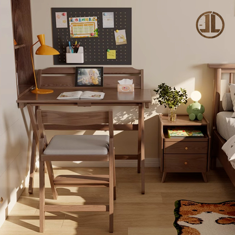 SP Study Table Winter Solid Wood Folding Children's Learning Simple ...
