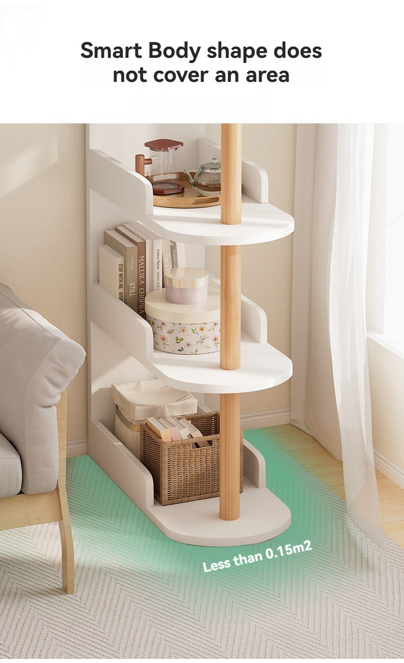 Living Room Sofa Side Table Bedroom Storage Rack Floor Standing ...