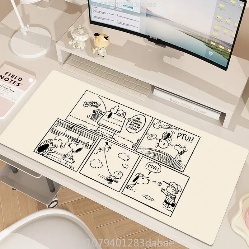 Computer Desk MatDisney Snoopy Cute Girl Mouse Pad Oversized Cartoon ...
