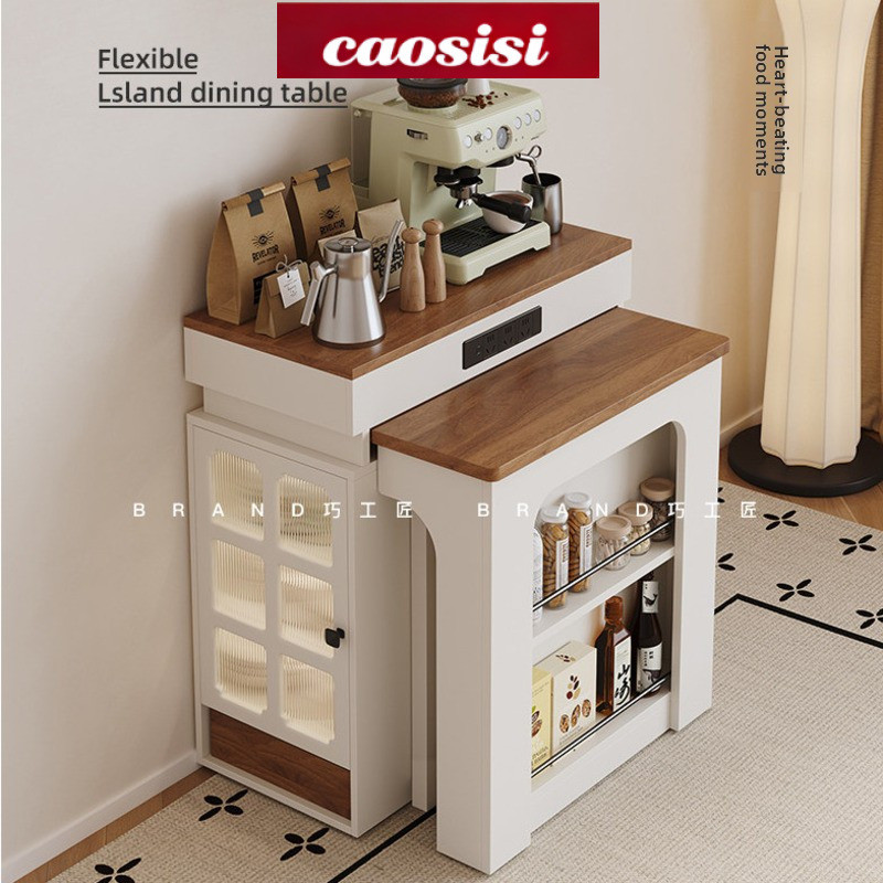 Cream Style Island Table Integrated Dining Table 2026 New Modern Simple ...