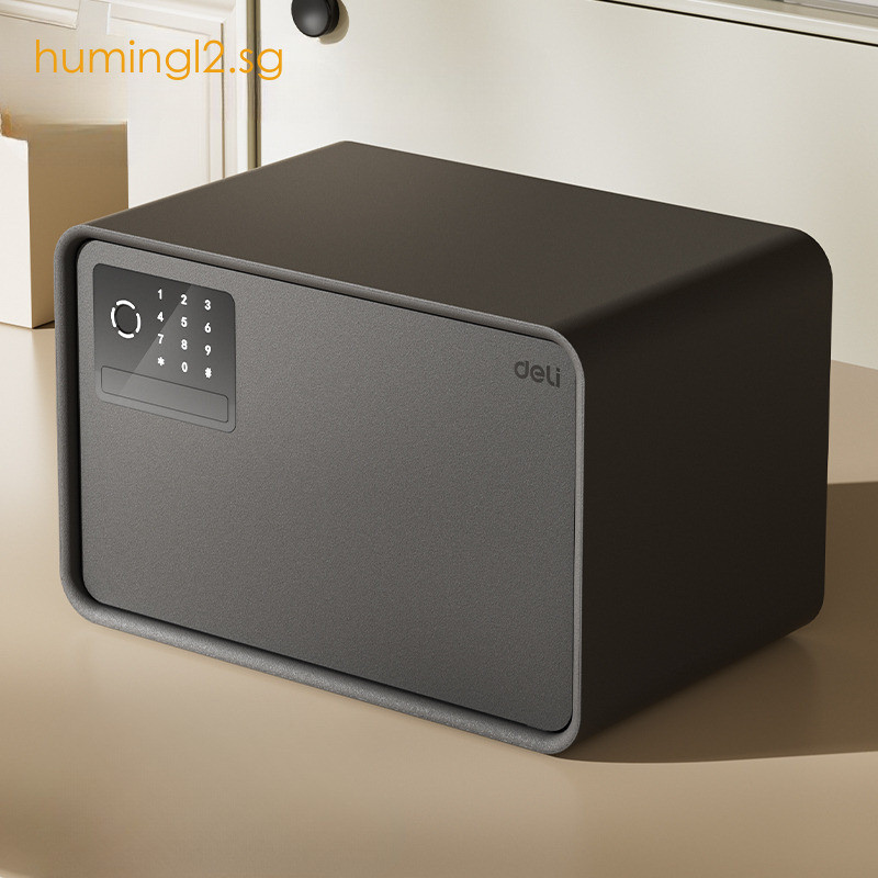 MINI Safe Box Anti-Theft Fingerprint Password & Key Lock Safe All Stee ...