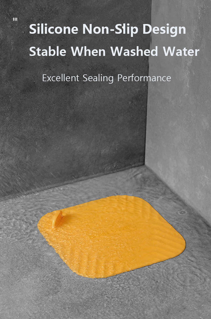 ABWBT Thicken Silicone Deodorant Pad Bathroom Sewer Floor Drain Cover ...