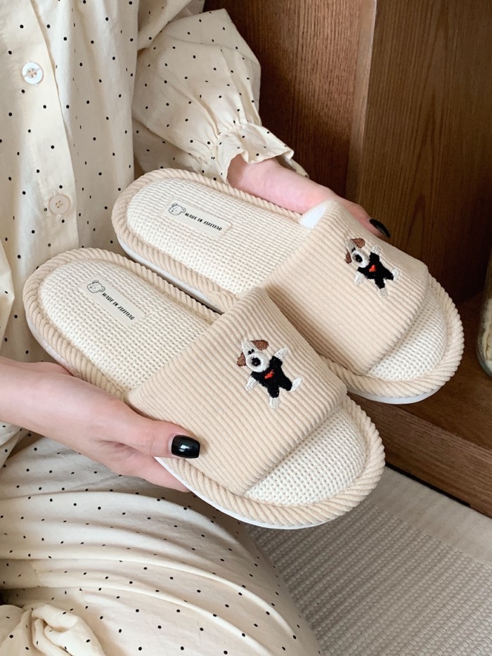 Spring Summer Couple Cartoon Floor Shoes Indoor Casual Anti-slip Master ...